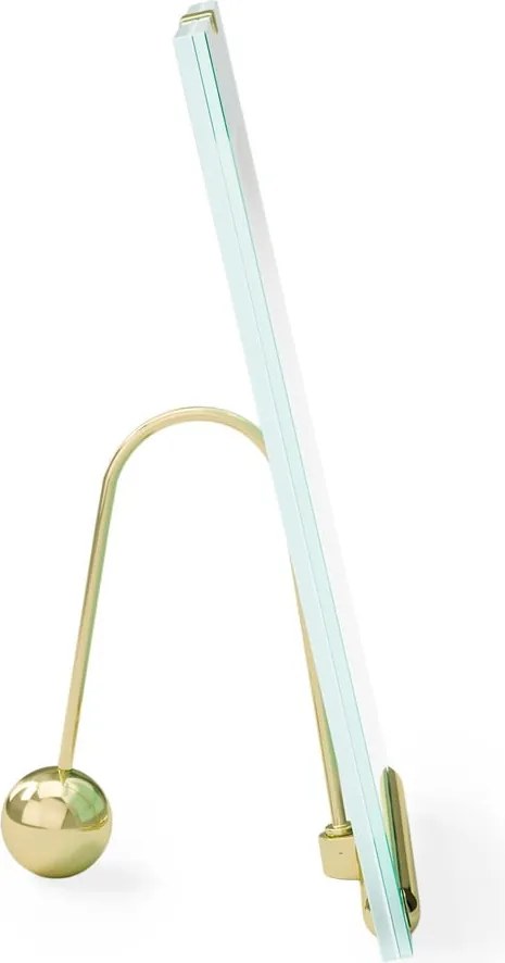 Aranyszínű üveg álló képkeret 19x23 cm Flute – Umbra