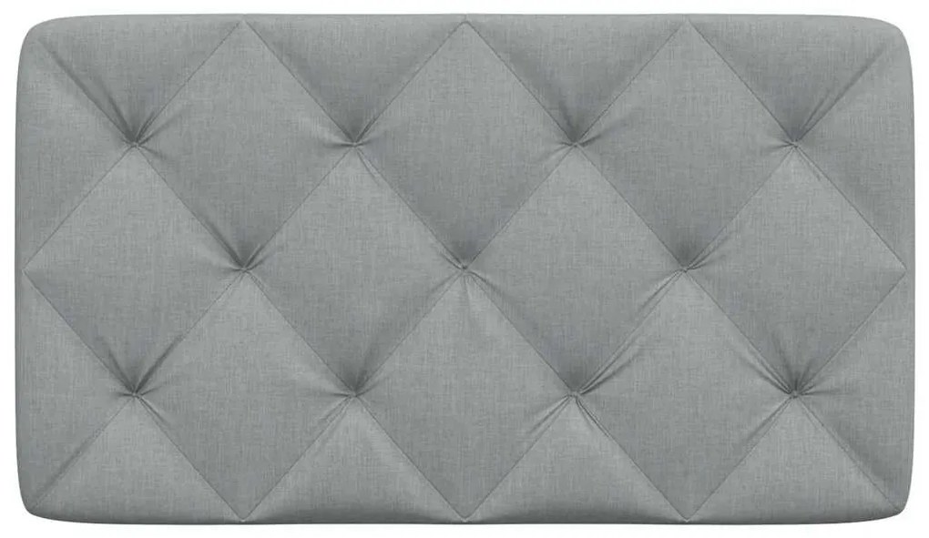 világosszürke szövet fejtámla párna 80 cm