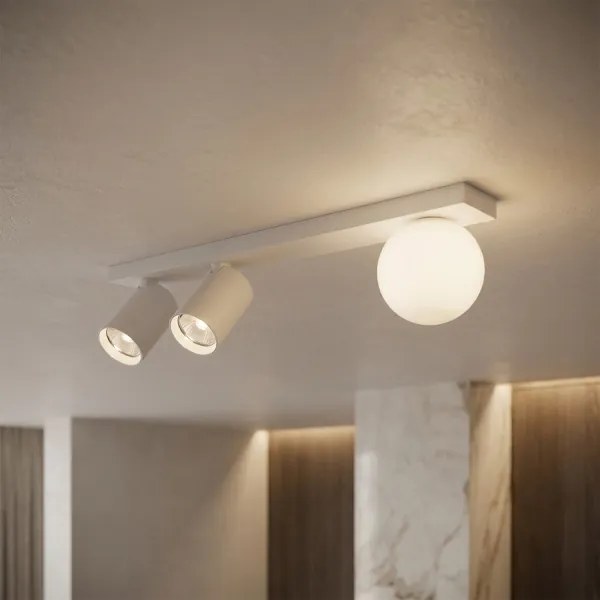 Brilagi - SELE BALL spotlámpa 2xGU10/30W/230V + 1xG9/10W fehér