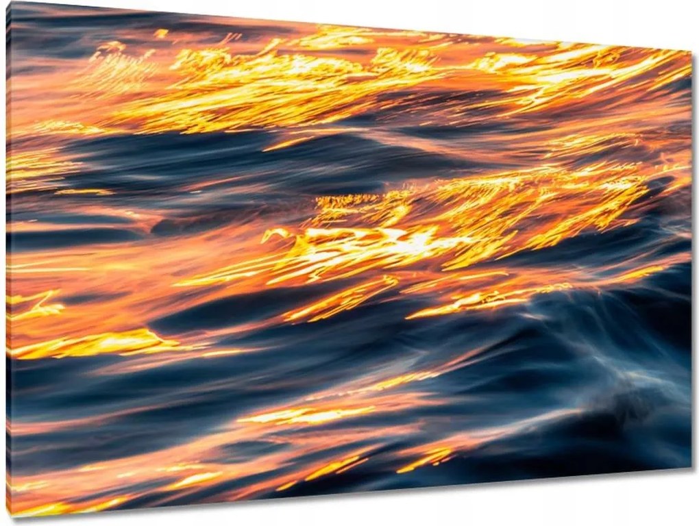 Képek 120x80 Sunset Water Sea