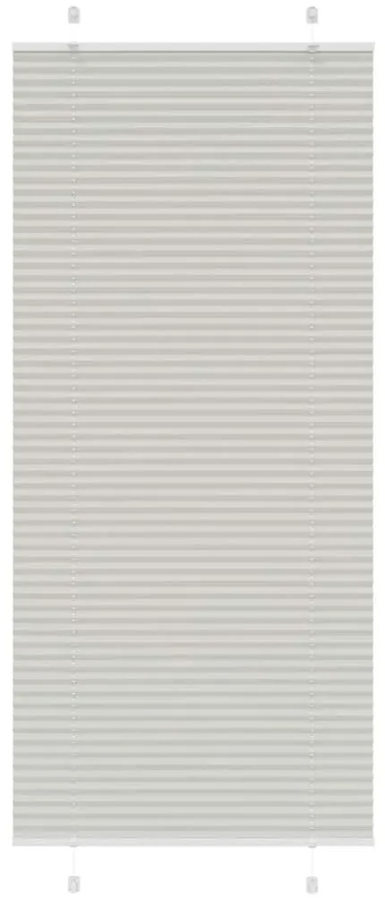 pliszírozott redőny világosszürke 95x200 cm szövetszélesség