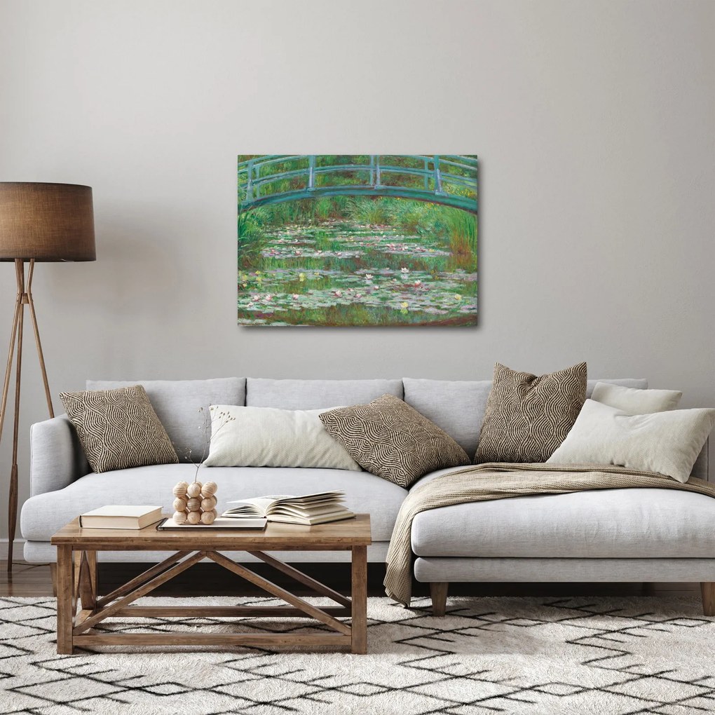 Kép - Claude Monet, The Japanese Footbridge, reprodukciók (70x50 cm)