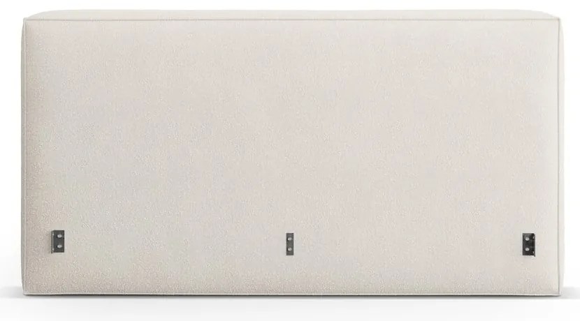 Krémszínű kárpitozott ágytámla 249x100 cm Olivia – Micadoni