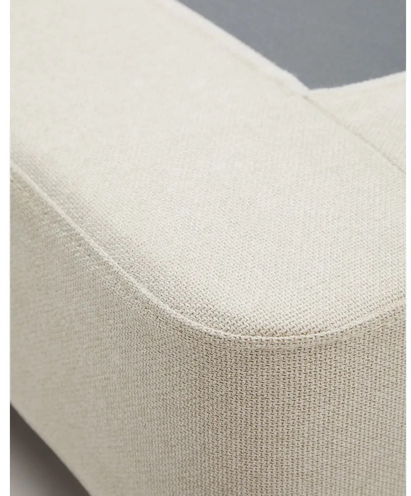 Bézs kárpitozott franciaágy 180x200 cm Ofelia – Kave Home