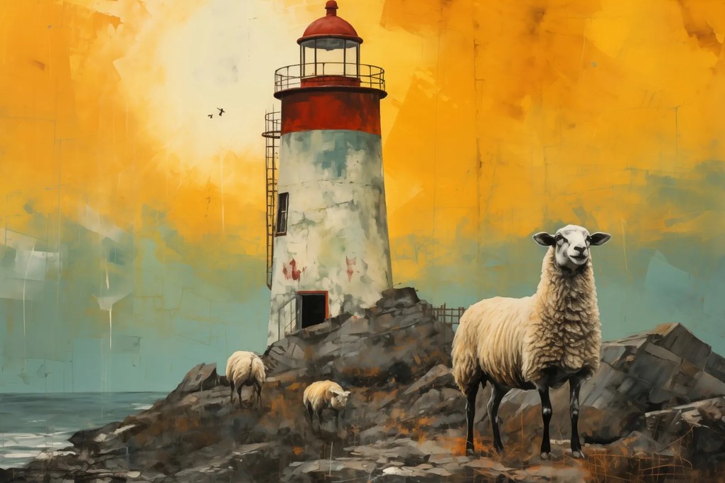 Poszter 45x30cm Fény az örökkévalóság aranyában