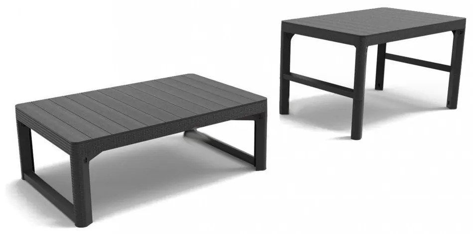 Corfu Large II Lyon 6+1 kerti bútor garnitúra szett