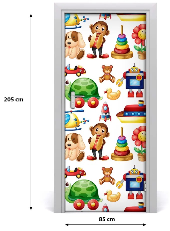 Ajtómatrica Játékok 75x205 cm