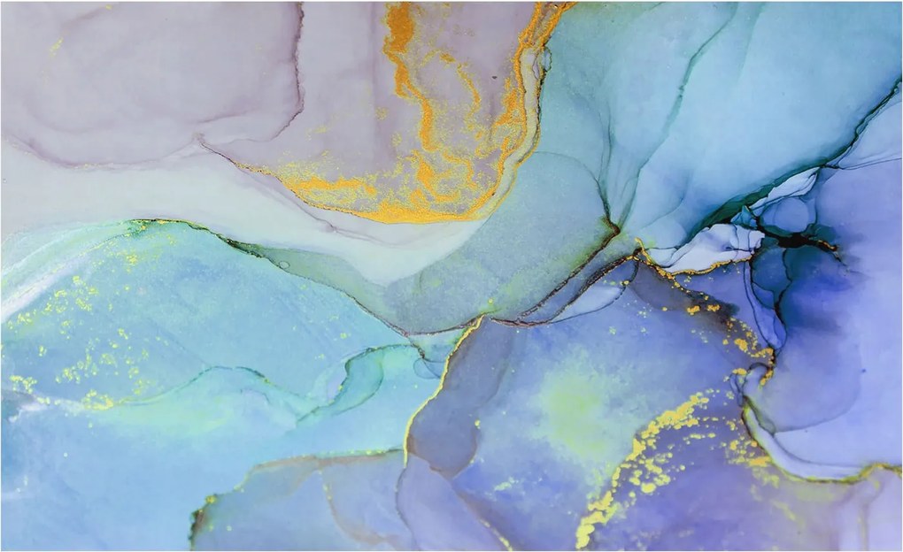 Fali fotótapéta Flizelin a szobába Akvarell formák 416x254 Ragasztó