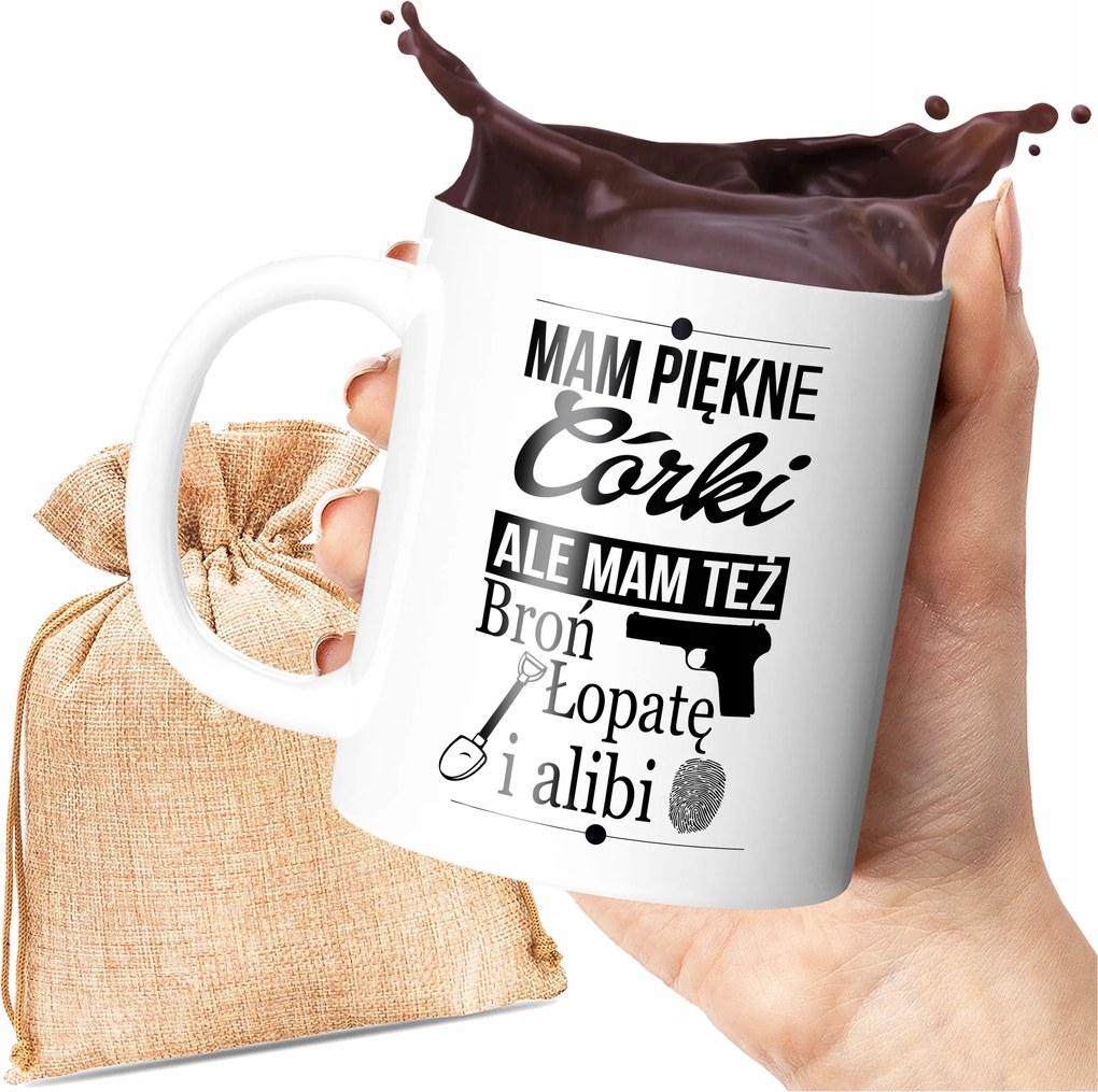 Vicces Nyomott Mintás Bögre Ajándék Apák Napjára Születésnapra Gyönyörű Lányaim Vannak