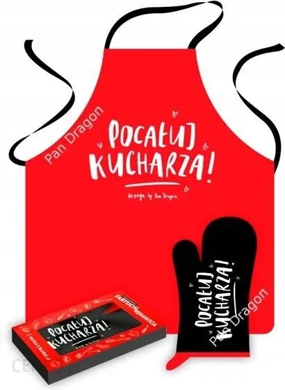 Kötény Kesztyűvel Csókold Meg A Szakácsot Vagány Ajándék Mindenkinek Minden...