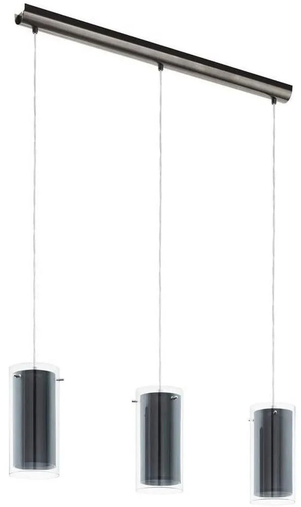 Eglo 99286 - Csillár zsinóron PINTO TEXTIL 3xE27/16W/230V