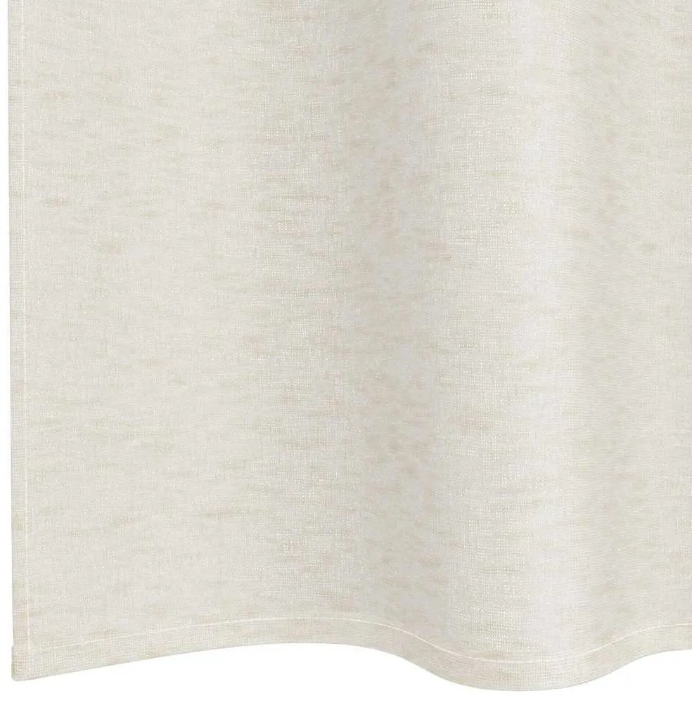 Függönyök függönyökkel 2 pcs Krém 140x175cm Poliészter