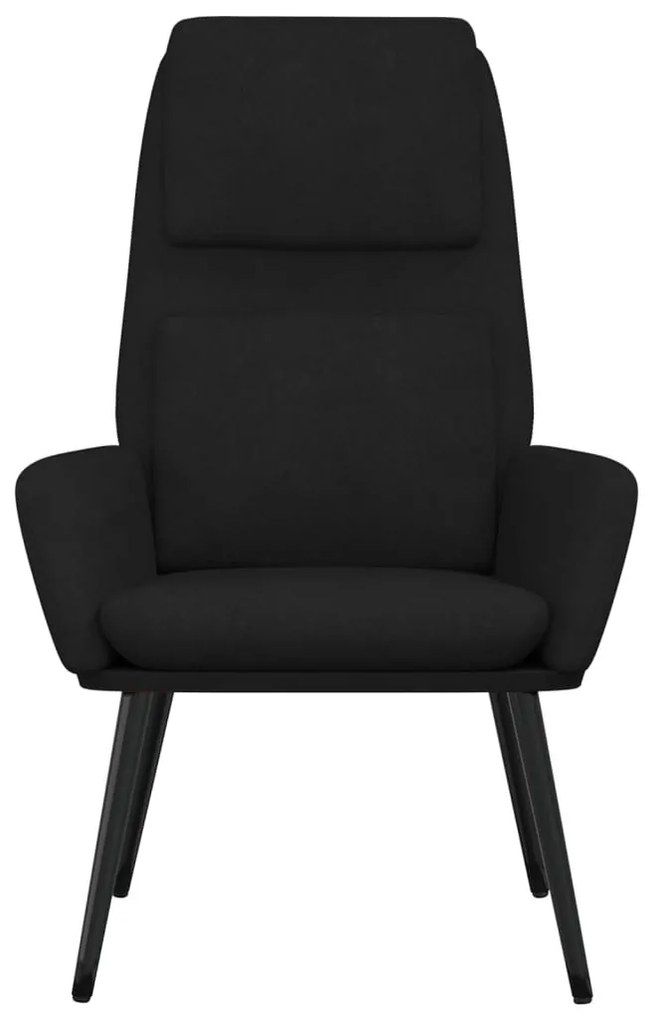 Fekete szövet pihenőfotel