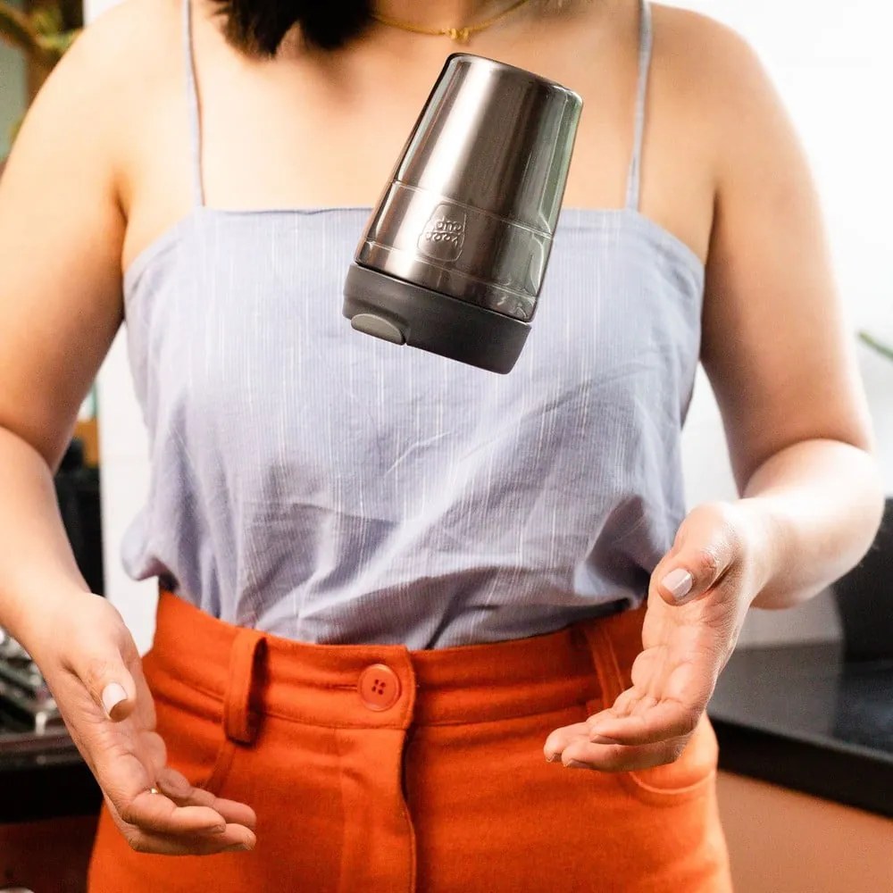 Antracitszürke termobögre 340 ml Helix Therman Nitro Gloss M – KeepCup