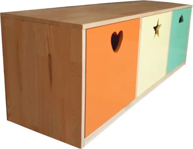 Toys játéktároló szekrény, 130 cm