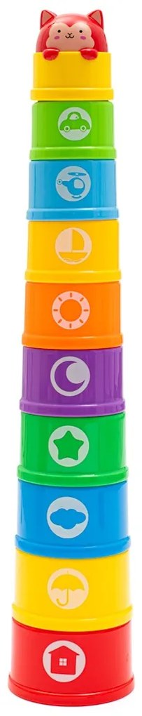 Oktató csészék dallammal Baby Mix