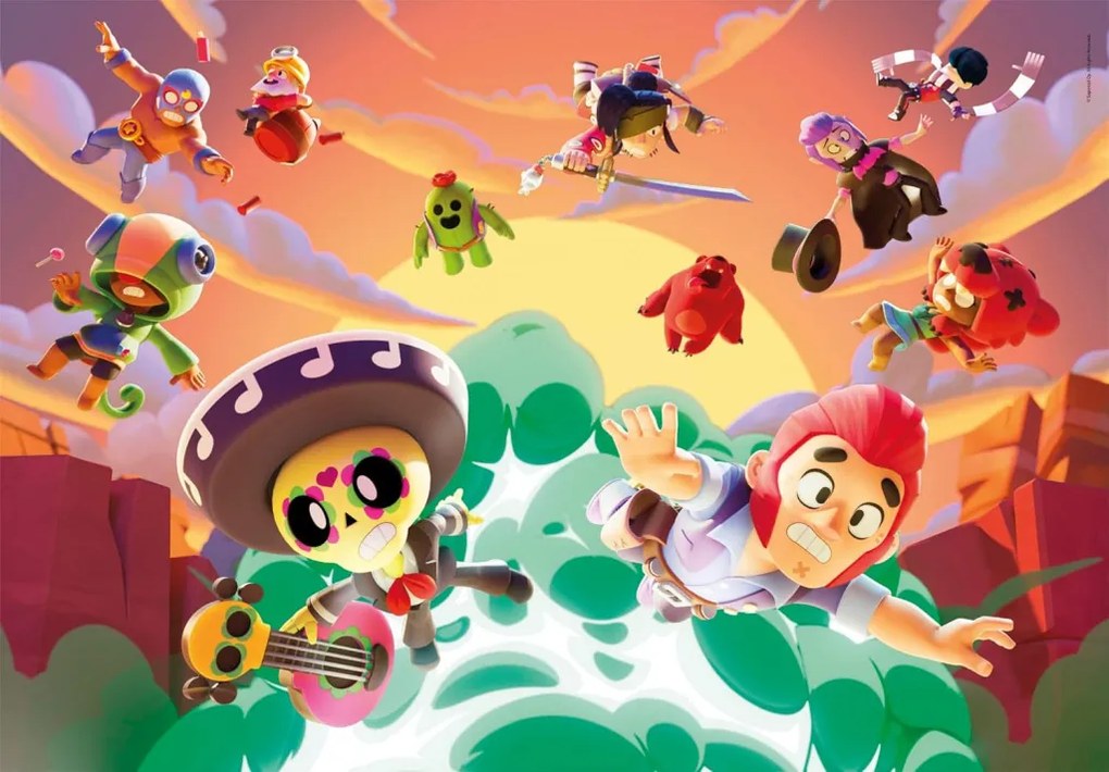 Brawl Stars Fly 180 db-os puzzle Clementoni