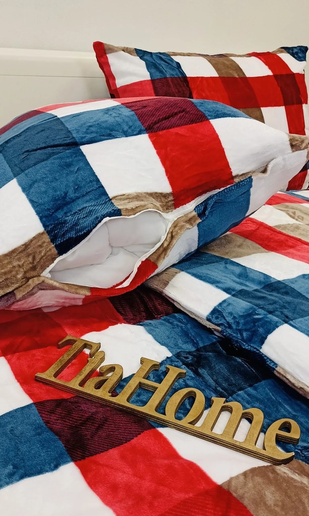 Házikó mikroplüss ágynemű 200x140cm+90x70cm TiaHome
