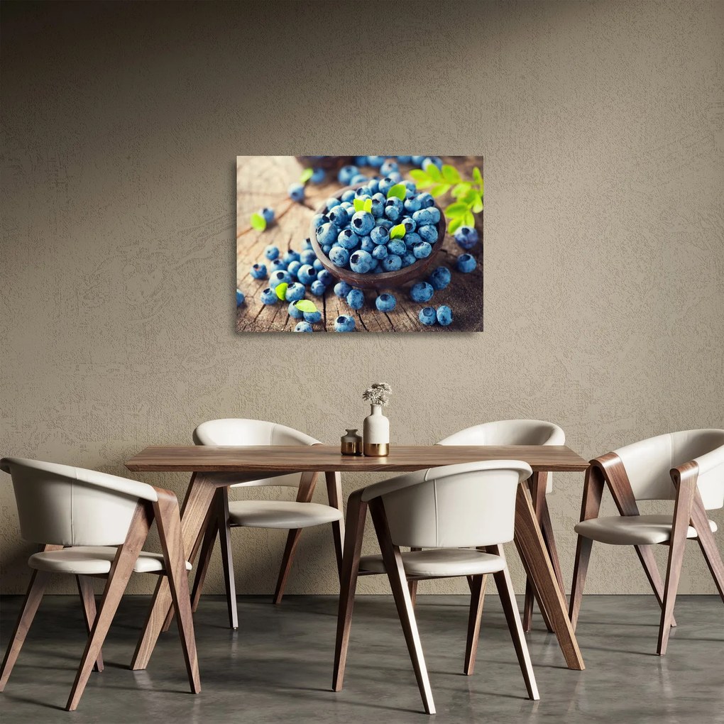 Kép - Áfonya (üvegen) (70x50 cm)