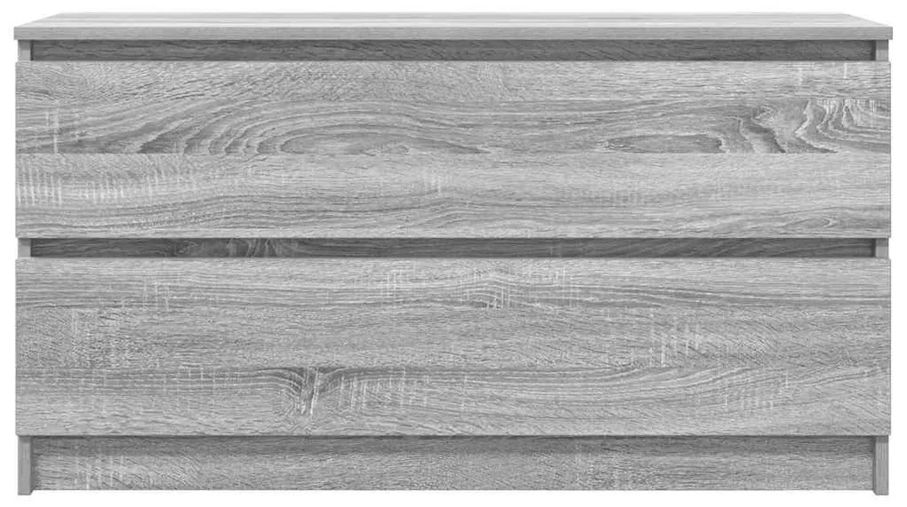 szürke sonoma színű szerelt fa TV-szekrény 100x35x54 cm