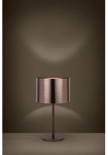 Eglo 39394 - Asztali lámpa SAGANTO 1 1xE27/60W/230V réz