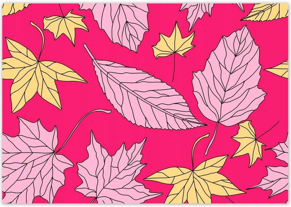 Poszterek 100x70 Modern szárított levelek