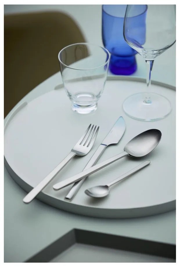 Ezüstszínű rozsdamentes acél evőeszköz készlet 16 db-os Norm – Gense