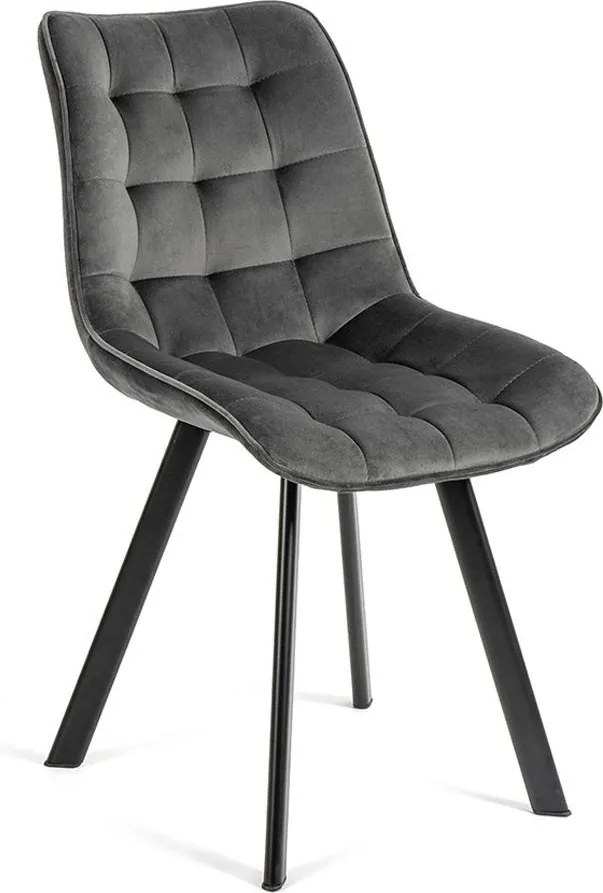 AVENBERG NOLA Étkezőszék szett - 4db, szürke