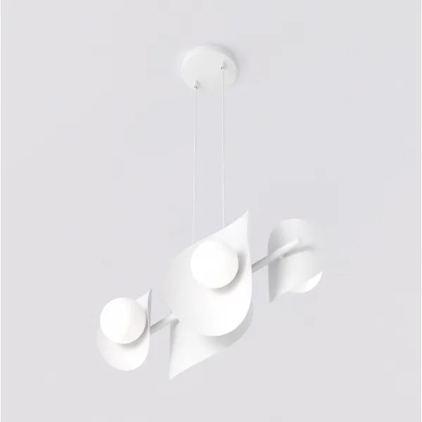 ELEMENTI kábeles csillár 4xG9/8W/230V, fehér