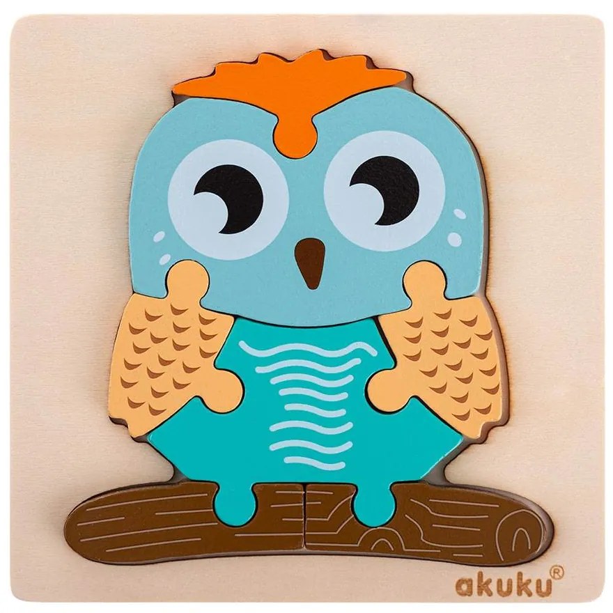 Akuku fa baba puzzle bagoly