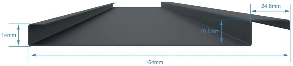 Bioklimatikus pergola G21 Austin 4x4 m, antracit színű alumínium