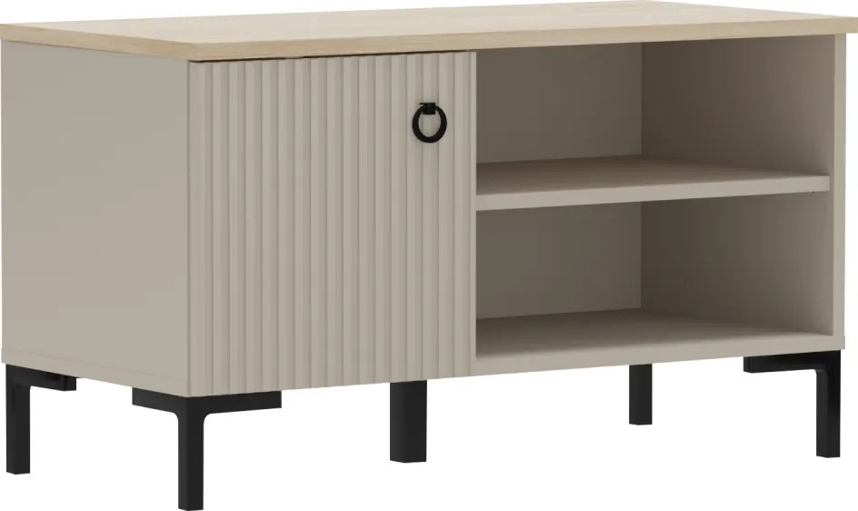 Cipősszekrény, szürkésbarna Taupe/silverjack tölgy, DOMCA 1D