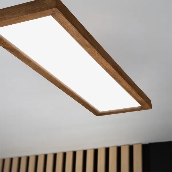 Brilagi-LED Dimmelhető lámpa WOODY FRAME LED/50W/230V tölgy 120x30 cm IP44 + távirányító