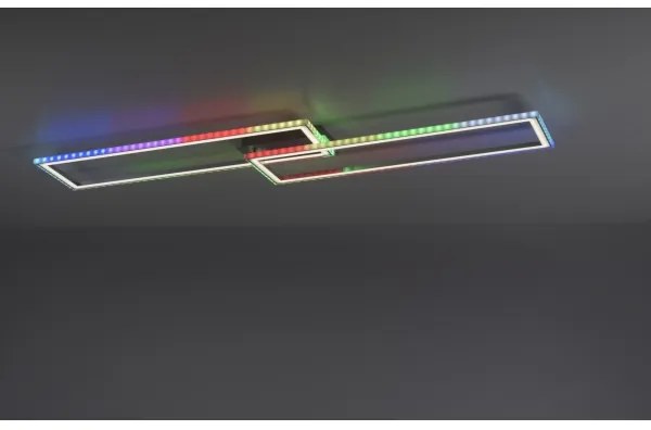 Leuchten Direkt14635-55-LED RGB FELIX 34,5W/230V dimmelhető mennyezeti lámpa+DO