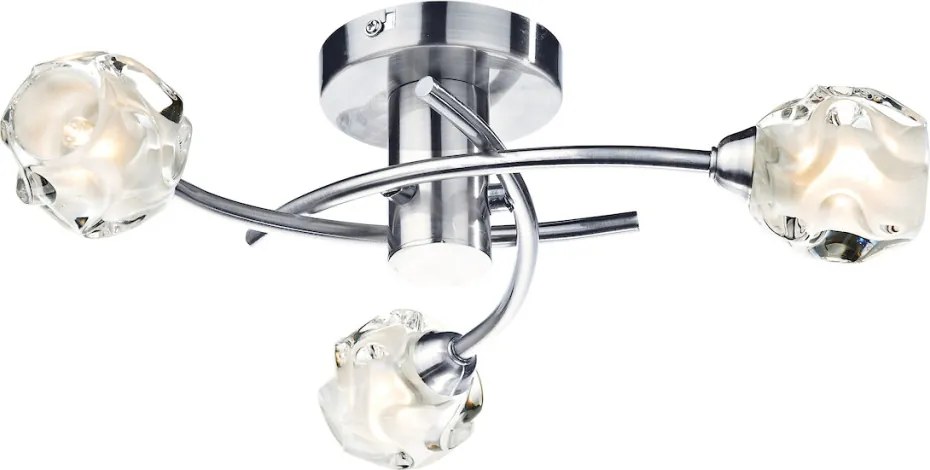 DAR LIGHTING SEA5346 SEATTLE Mennyezeti Csillár Szatén Króm G9 IP20