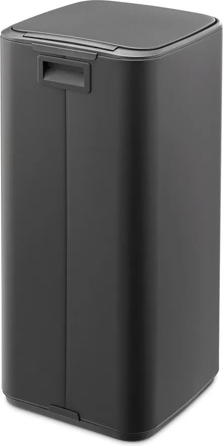 Sötétszürke acél pedálos szemetes 30 l Bo – Brabantia