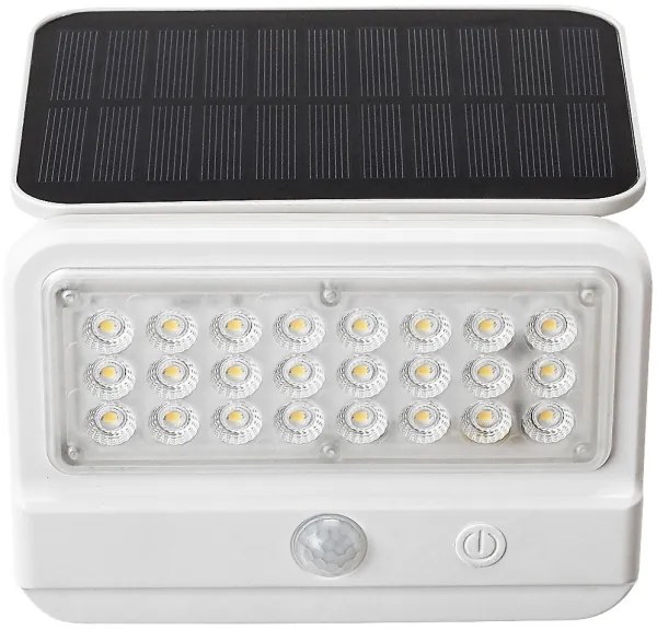 Rabalux 77090 - FLAXTON LED 7W 3,7V IP54 fehér napelemes fali lámpa