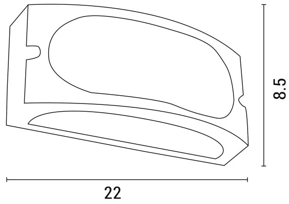 Kültéri fali lámpa 1xE27/10W/230V IP54 szürke