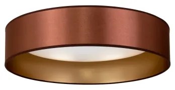 Duolla - LED Mennyezeti lámpa ROLLER LED/24W/230V átm. 45 cm réz/arany