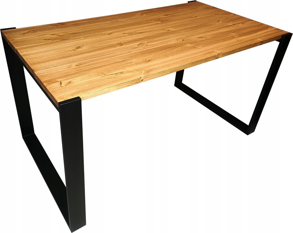 Loft íróasztal Fa Rusztikus Számítógép 100cm