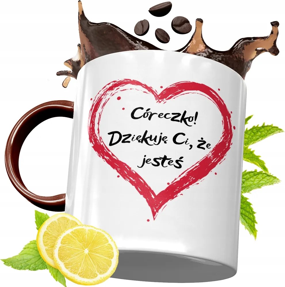 Bordó Bögre Lányának Születésnapi Ajándék fényképes nyomtatással