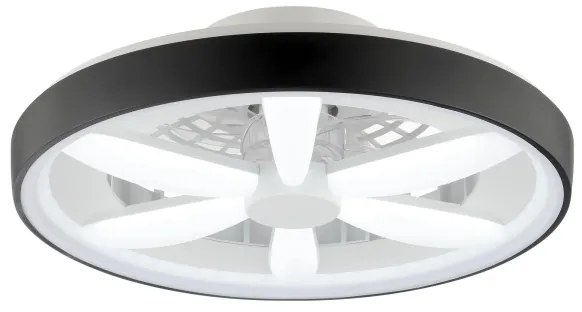 Brilliant - GAIANO LED/48W/230V RGBW mennyezeti ventilátor fekete +DO