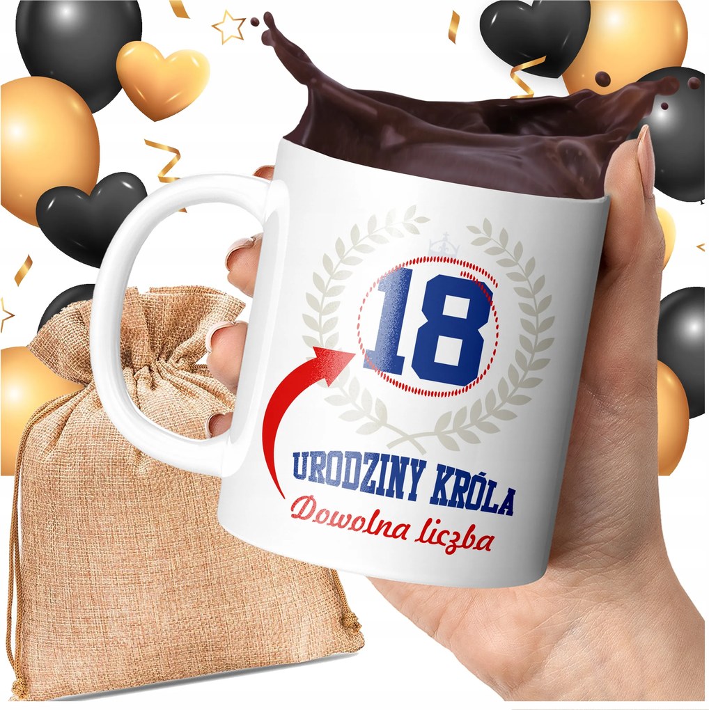 Nyomtatott Bögre Személyre Szabott Ajándék A Király 40 50 60. Születésnapjára