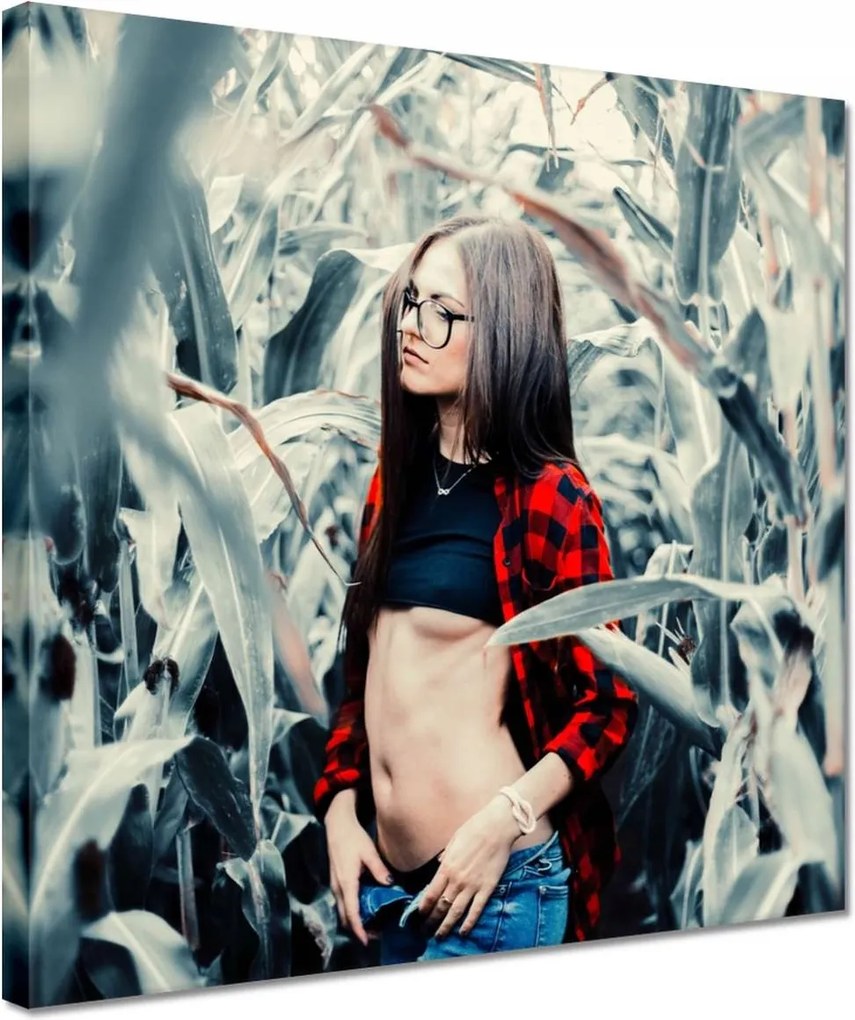 Vászonkép 30x30 Csinos nők Csajok Nagymamák