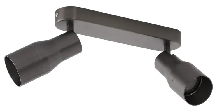 Kerek mennyezeti spotlámpa, antracit GU10 50 mm 2-lámpás - Stanley