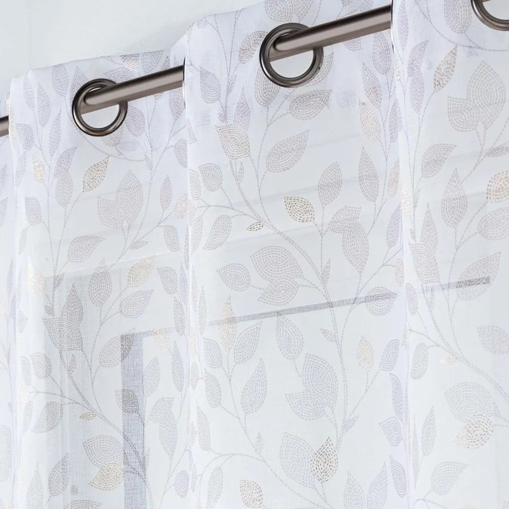 Fehér voile fényáteresztő függöny 140x240 cm Duchesse – douceur d'intérieur