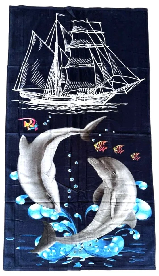 Strand fürdőlepedő FUNNY DELF 70x140 cm