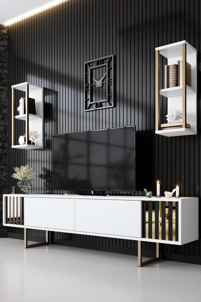 Nappali fal Golden (fehér + arany). 1072970