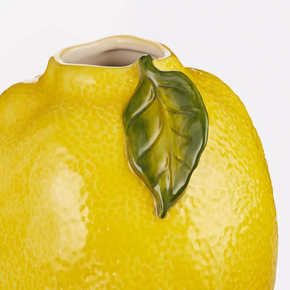 LEMON citrom formájú váza 18 cm
