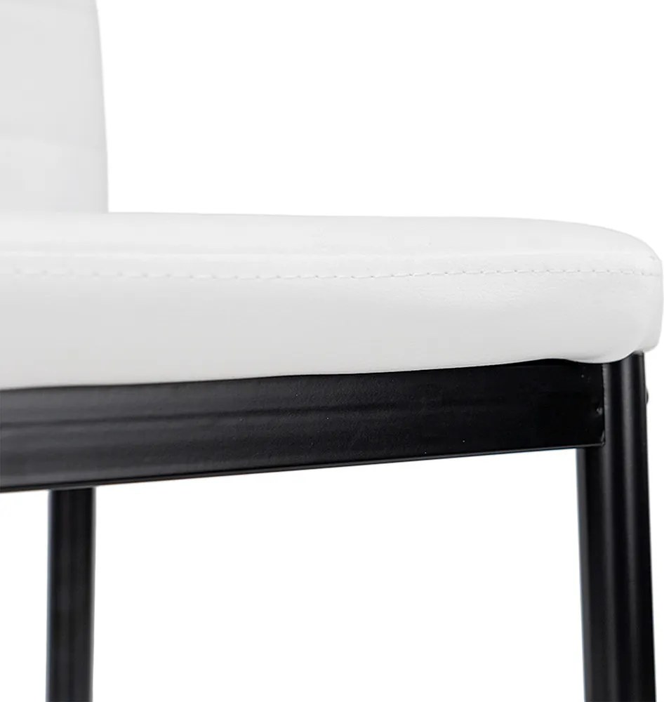 Tino NOVA Étkezőszék fehér-fekete színben